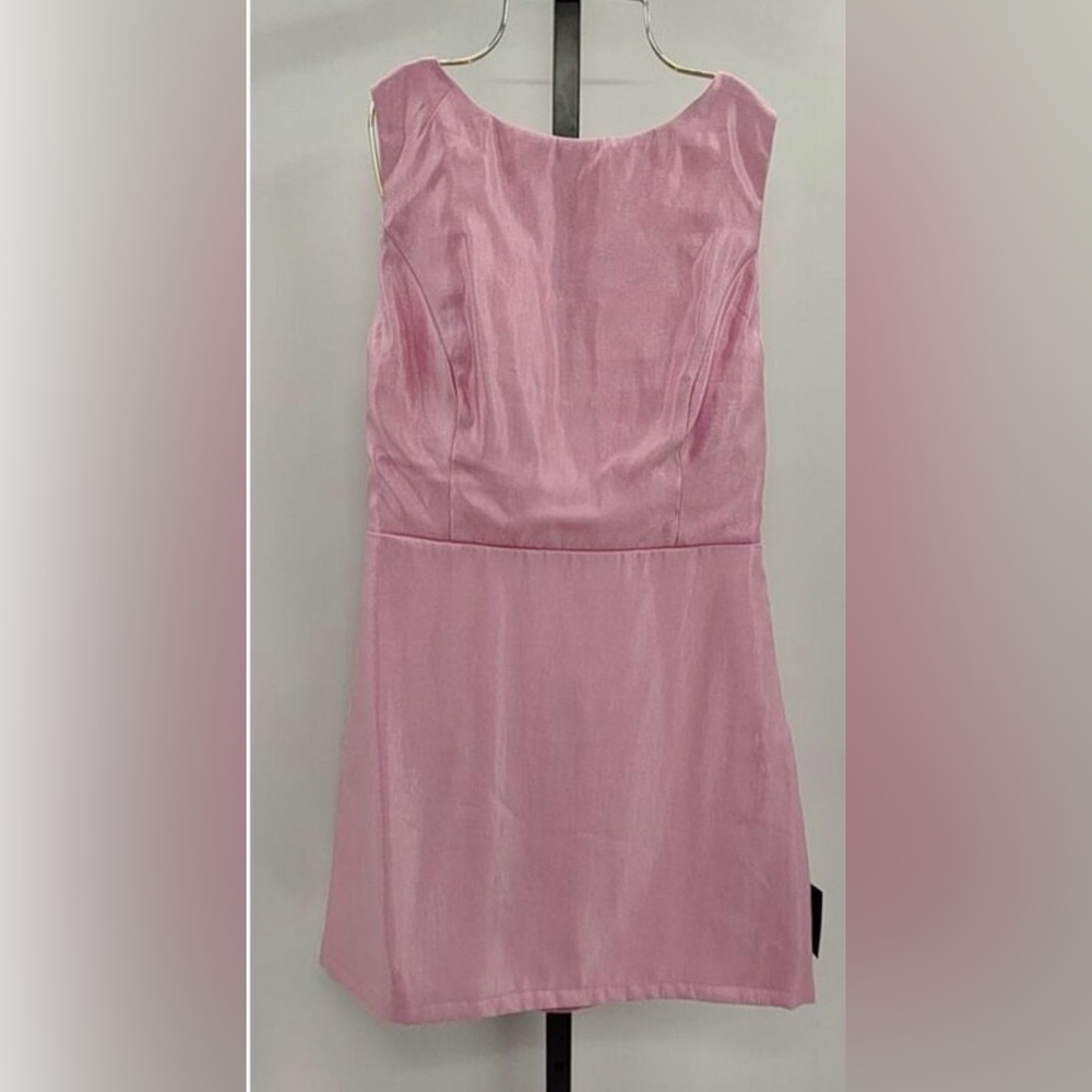 Sophisticated Selection Pink Sleeveless Backless Mini Dress M NWT - Picture 4 of 6